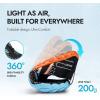 imageATHMILE Hiking Barefoot Water Shoes for Women Men Beach Swim Aqua Pool River Quick Dry Athletic Wide Toe Outdoor Sport Kayaking Boating Rock Climbing Yoga LakeA Orange Blue