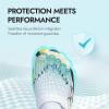 imageATHMILE Hiking Barefoot Water Shoes for Women Men Beach Swim Aqua Pool River Quick Dry Athletic Wide Toe Outdoor Sport Kayaking Boating Rock Climbing Yoga LakeC White Coloful