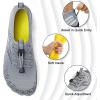 imageATHMILE Hiking Barefoot Water Shoes for Women Men Beach Swim Aqua Pool River Quick Dry Athletic Wide Toe Outdoor Sport Kayaking Boating Rock Climbing Yoga LakeA White Yellow
