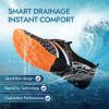 imageATHMILE Hiking Barefoot Water Shoes for Women Men Beach Swim Aqua Pool River Quick Dry Athletic Wide Toe Outdoor Sport Kayaking Boating Rock Climbing Yoga LakeA Black N Orange