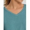 imageATHMILE Womens Tops Shirts for Women Short Sleeve V Neck Tee Summer Fashion Trendy Soft Casual Spring Clothes Outfits BeachBlue Green