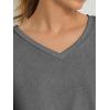 imageATHMILE Womens Tops Shirts for Women Short Sleeve V Neck Tee Summer Fashion Trendy Soft Casual Spring Clothes Outfits BeachGray