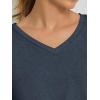 imageATHMILE Womens Tops Shirts for Women Short Sleeve V Neck Tee Summer Fashion Trendy Soft Casual Spring Clothes Outfits BeachNavy