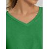 imageATHMILE Womens Tops Shirts for Women Short Sleeve V Neck Tee Summer Fashion Trendy Soft Casual Spring Clothes Outfits BeachSan Pa Green