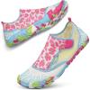 D Pink White Leopard