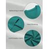 imageATHMILE Womens Summer Oversized Shirts V Neck Business Casual Workout Tops Beach Vacation 2025 Gym ClothesLake Green