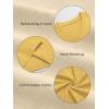 imageATHMILE Womens Summer Oversized Shirts V Neck Business Casual Workout Tops Beach Vacation 2025 Gym ClothesLemon Yellow
