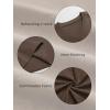 imageATHMILE Womens Summer Oversized Shirts V Neck Business Casual Workout Tops Beach Vacation 2025 Gym ClothesLight Brown