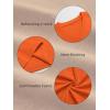 imageATHMILE Womens Summer Oversized Shirts V Neck Business Casual Workout Tops Beach Vacation 2025 Gym ClothesOrange