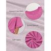 imageATHMILE Womens Oversized T Shirts Summer Tops Spring Casual Loose Fit Workout Short Sleeve 2025 Beach VacationRose Red
