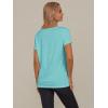 imageATHMILE Womens T Shirt Summer Tops Short Sleeve Fashion Basic Casual Oversized Beach Vacation Clothes 2025 TrendyAqua