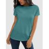 imageATHMILE Womens T Shirt Summer Tops Short Sleeve Fashion Basic Casual Oversized Beach Vacation Clothes 2025 TrendyBlue Geen