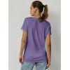 imageATHMILE Womens T Shirt Summer Tops Short Sleeve Fashion Basic Casual Oversized Beach Vacation Clothes 2025 TrendyPurple