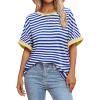 Striped (Blue & White)