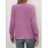 imageATHMILE Long Sleeve Tops for Women 2025 Spring Fashion T Shirts for Women Crewneck Casual Loose Shirts Basic TeeLight Purple