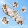 imageATHMILE Water Shoes for Women Men QuickDry Lightweight Barefoot Beach Pool Aqua Shoes for Swim Hiking Snorkeling KayakA Beige