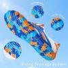 imageATHMILE Water Shoes for Women Men QuickDry Lightweight Barefoot Beach Pool Aqua Shoes for Swim Hiking Snorkeling KayakA Orange Blue