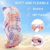 imageATHMILE Water Shoes for Women Men QuickDry Lightweight Barefoot Beach Pool Aqua Shoes for Swim Hiking Snorkeling KayakA Pink Purple
