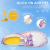 imageATHMILE Water Shoes for Women Men QuickDry Lightweight Barefoot Beach Pool Aqua Shoes for Swim Hiking Snorkeling KayakA Pink Purple