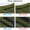 imageATHMILE Womens Oversized T Shirts Loose Fit Crewneck Short Sleeve Tops Summer Casual Blouse Y2K 2025 Basic Tee BeachArmygreen