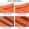 imageATHMILE Womens Oversized T Shirts Loose Fit Crewneck Short Sleeve Tops Summer Casual Blouse Y2K 2025 Basic Tee BeachOrange