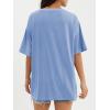 imageATHMILE Womens Oversized T Shirts Loose Fit Crewneck Short Sleeve Tops Summer Casual Blouse Y2K 2025 Basic Tee BeachSkyblue