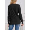imageATHMILE Womens Sweaters Knit Long Sleeve Pullover Tops Trendy Dressy Business Casual Winter Clothes Outfit Fashion 2025Black
