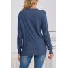 imageATHMILE Womens Sweaters Knit Long Sleeve Pullover Tops Trendy Dressy Business Casual Winter Clothes Outfit Fashion 2025Grey Blue