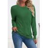 imageATHMILE Womens Sweaters Knit Long Sleeve Pullover Tops Trendy Dressy Business Casual Winter Clothes Outfit Fashion 2025Grey Green