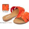 imageATHMILE Sandals for Women 2025 Vacation Womens Sandals Dressy Summer Flats Sandals Women Slides for Party Wedding BeachOrange