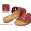 imageATHMILE Sandals for Women 2025 Vacation Womens Sandals Dressy Summer Flats Sandals Women Slides for Party Wedding BeachRed