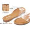 imageATHMILE Sandals for Women 2025 Vacation Womens Sandals Dressy Summer Flats Sandals Women Slides for Party Wedding BeachTransparent
