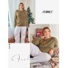 imageATHMILE Womens Long Sleeve Shirts Basic Tee Fall Trendy Spring Top Business Casual Beach Vacation Workout 2025 FashionCoffee