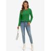 imageATHMILE Womens Long Sleeve Shirts Basic Tee Fall Trendy Spring Top Business Casual Beach Vacation Workout 2025 FashionGreen