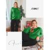 imageATHMILE Womens Long Sleeve Shirts Basic Tee Fall Trendy Spring Top Business Casual Beach Vacation Workout 2025 FashionGreen