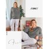 imageATHMILE Womens Long Sleeve Shirts Basic Tee Fall Trendy Spring Top Business Casual Beach Vacation Workout 2025 FashionGrey