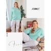 imageATHMILE Womens Long Sleeve Shirts Basic Tee Fall Trendy Spring Top Business Casual Beach Vacation Workout 2025 FashionLake Green