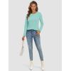 imageATHMILE Womens Long Sleeve Shirts Basic Tee Fall Trendy Spring Top Business Casual Beach Vacation Workout 2025 FashionLake Green