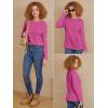 imageATHMILE Womens Long Sleeve Shirts Basic Tee Fall Trendy Spring Top Business Casual Beach Vacation Workout 2025 FashionRoseo