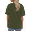 imageATHMILE Womens Oversized T Shirts Loose Fit Crewneck Short Sleeve Tops Summer Casual Blouse 2025 Y2K Basic Tee BeachArmygreen