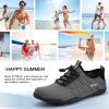 imageATHMILE Water Shoes for Men Women River Shoes Adult Swim Beach Lake Pool Aqua Socks Barefoot Quick Dry for Hiking Surfing Kayaking Cruise Ship Essentials2bdark Grey