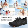imageATHMILE Water Shoes for Men Women River Shoes Adult Swim Beach Lake Pool Aqua Socks Barefoot Quick Dry for Hiking Surfing Kayaking Cruise Ship Essentials2ablack