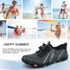 imageATHMILE Water Shoes for Men Women River Shoes Adult Swim Beach Lake Pool Aqua Socks Barefoot Quick Dry for Hiking Surfing Kayaking Cruise Ship Essentials1bdark Grey