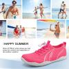 imageATHMILE Water Shoes for Men Women River Shoes Adult Swim Beach Lake Pool Aqua Socks Barefoot Quick Dry for Hiking Surfing Kayaking Cruise Ship Essentials1epink White