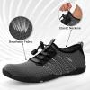 imageATHMILE Water Shoes for Men Women River Shoes Adult Swim Beach Lake Pool Aqua Socks Barefoot Quick Dry for Hiking Surfing Kayaking Cruise Ship Essentials6bdark Grey