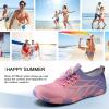 imageATHMILE Water Shoes for Men Women River Shoes Adult Swim Beach Lake Pool Aqua Socks Barefoot Quick Dry for Hiking Surfing Kayaking Cruise Ship Essentials5cpink Purple