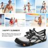imageATHMILE Water Shoes for Men Women River Shoes Adult Swim Beach Lake Pool Aqua Socks Barefoot Quick Dry for Hiking Surfing Kayaking Cruise Ship Essentials4awhite