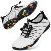imageATHMILE Water Shoes for Men Women River Shoes Adult Swim Beach Lake Pool Aqua Socks Barefoot Quick Dry for Hiking Surfing Kayaking Cruise Ship Essentials2cwhite