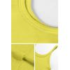 imageATHMILE Women Tank Top Sleeveless Scoop Neck Form Fitting Ribbed Knit Basic Cami Shirts2yellowlong