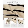 imageATHMILE Womens Puff Short Sleeve Sweater Tops 2025 Spring Summer Trendy Crew Neck Casual T Shirts BlousesBlack Stripe